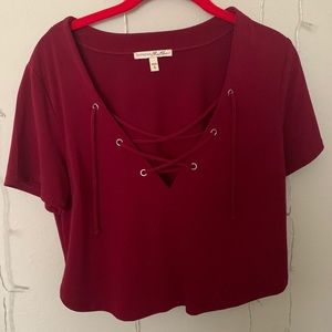 Tie-up red top